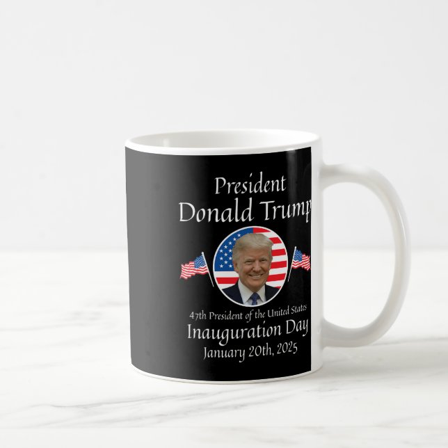 Caneca De Café Donald Trump Inauguration Day 2025 47th U.A. Presi (Direita)