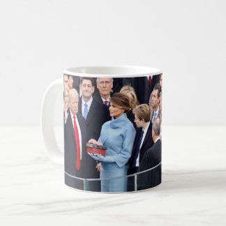 Caneca De Café Donald Trump Jurar-Em como o 45th presidente
