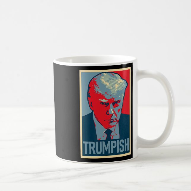 Caneca De Café Donald Trump Mug Shot (Direita)