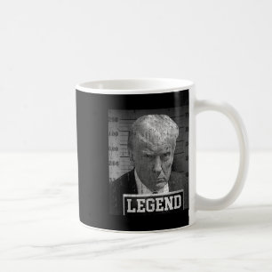 Caneca De Café Donald Trump Mugshot 2024 Não Apoiante Culpado