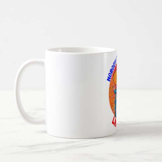 CANECA DE CAFÉ DONALD TRUMP- NINGUÉM CONSTRUI PAREDES COMO EU. (Esquerda)
