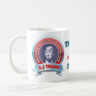 Caneca De Café Donald Trump para o presidente 2016