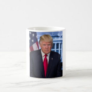 Caneca De Café Donald Trump Retrato Presidencial Oficial
