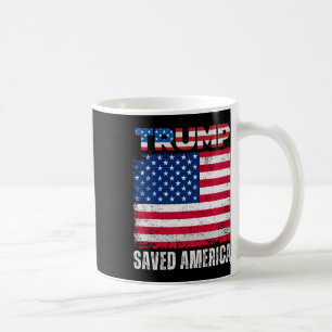 Caneca De Café Donald Trump salvou a América 47º Presidente Inaug