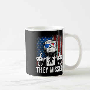 Caneca De Café Donald Trump Shot Trump 2024 US American Fl