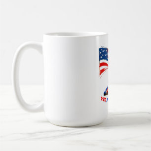 CANECA DE CAFÉ DONALD TRUMP - SIM, SOU UMA GAROTA TRUMP