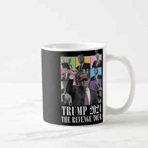 Caneca De Café Donald Trump The Revenge Tour 2024 Para Homens E M