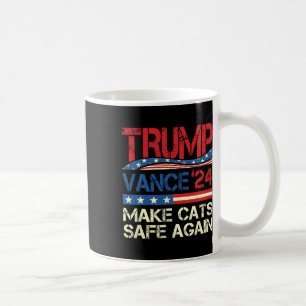 Caneca De Café Donald Trump Torna Os Gatos Seguros Novamente 2024