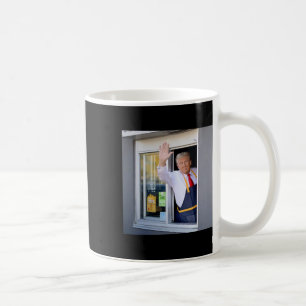 Caneca De Café Donald Trump Trabalha Na Fry Station E Tem Um Dri
