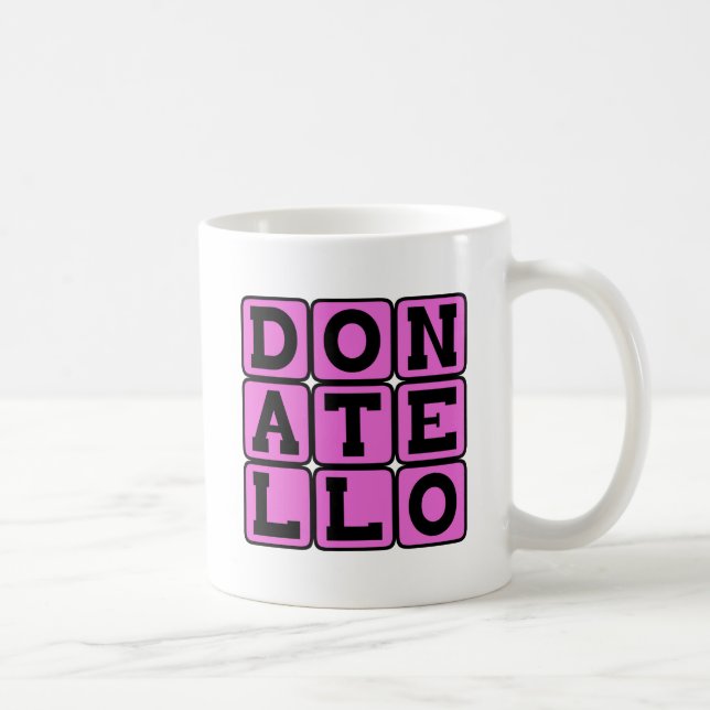 Caneca De Café Donatello, Artista do Renascimento (Direita)