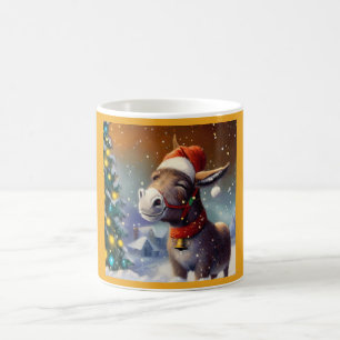 Caneca De Café Donkey Natal 1