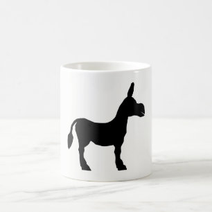 Caneca De Café Donkey Silhouette