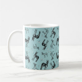 Caneca De Café Donkeys e Dandelions