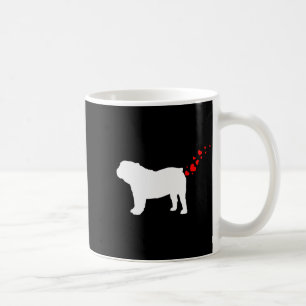 Caneca De Café Dono de Bulldog Inglês Fofo Dia dos Namorados Cora