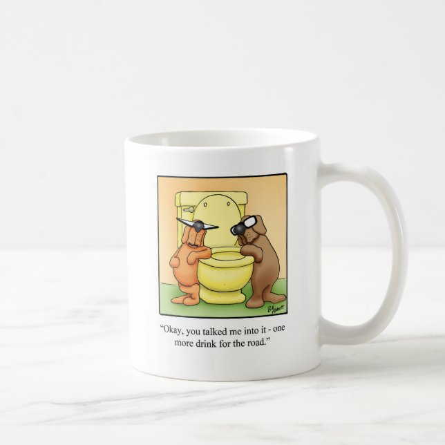 Caneca De Café Dono de Cachorro Engraçado, Humor Mug Gift (Direita)