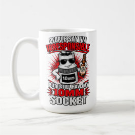Caneca De Café Dono de Soquete de 10mm Irresponsável