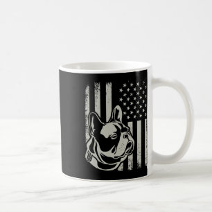 Caneca De Café Dono Patriótico de Bulldog Francês Amante da Bande