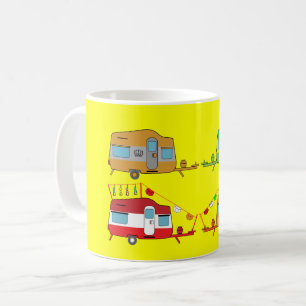 Caneca De Café Dons de Caravan Art - Ame a minha caravana