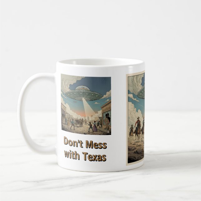 Caneca De Café Don't Mess with Texas - Invasion Mug (Esquerda)