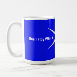 Caneca De Café Don't play with it,that part. Blk/White Collection