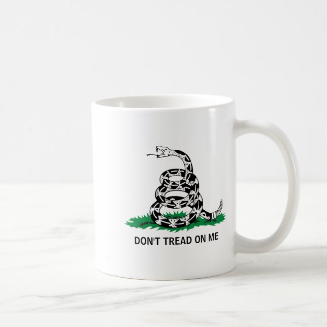 Caneca De Café Dont Tread On Me  (Direita)