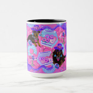 Caneca de Café 'Donut Worry Doxies'