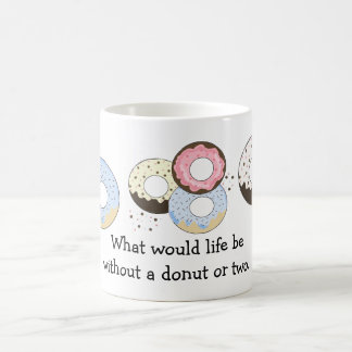 Caneca De Café Donuts com Dizeres Fofos