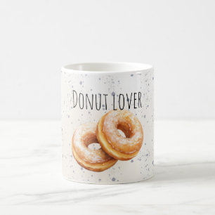 Caneca De Café Donuts Recheados Doces Guloseimas