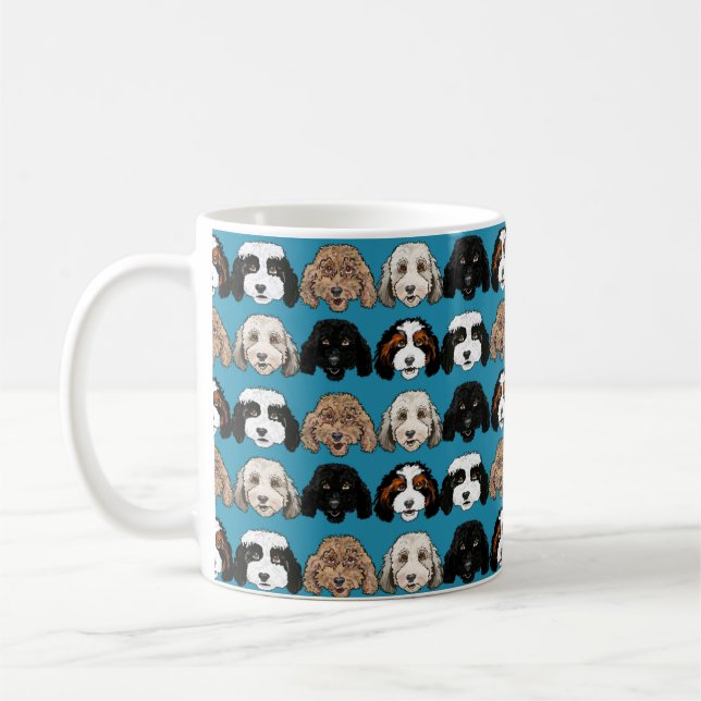 Caneca de Café Doodle Dog (Esquerda)