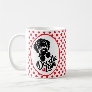Caneca De Café Doodle Dog Love