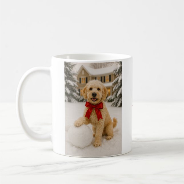 Caneca De Café Doodle Winter Coffee Mug (Esquerda)