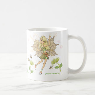Caneca De Café Doolie de colinas da flor