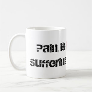 Caneca De Café Dor e sofrimento