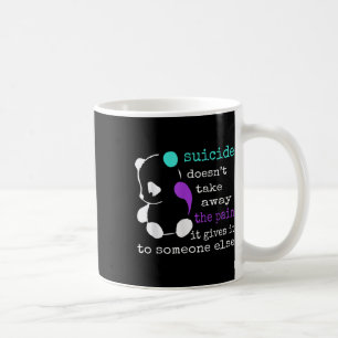 Caneca De Café Dor Suicida Semicolon Dão Suicídio Prevenção Suici
