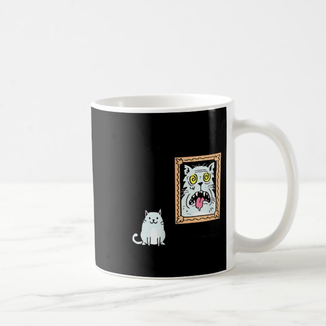 Caneca De Café Dorian Gray's Cat Teeshirt From Skunkbear  (Direita)