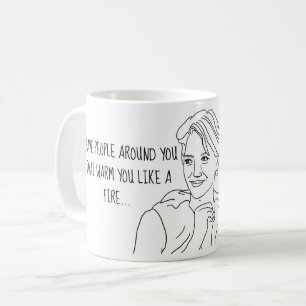 Caneca De Café Dorinda RHONY - Não deixe o fogo queimá-lo