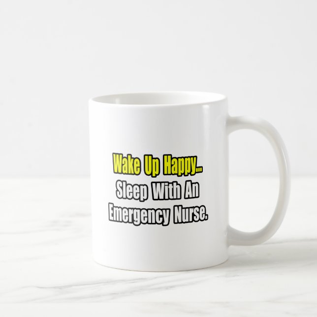 Caneca De Café Dorme Com Enfermeiro De Emergência (Direita)