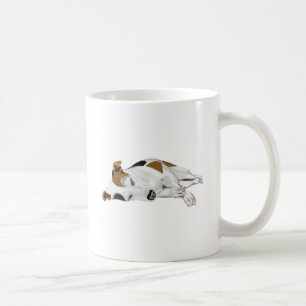 Caneca De Café Dormindo Jack Russell