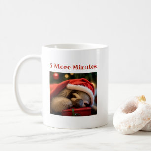 Caneca De Café Dormir Lama Vestindo Natal Que Coisa Engraçada