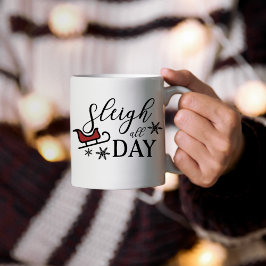Caneca De Café Dormir o dia todo o Natal