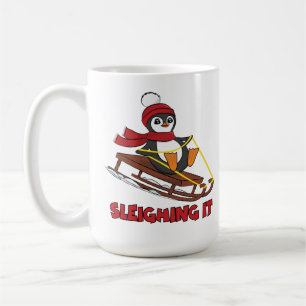 Caneca De Café Dormir - Pinguim-Cuta-Neve