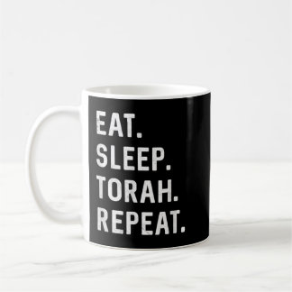 Caneca De Café Dormir Torah Repetir Hebraico Judeu Matan Torah S