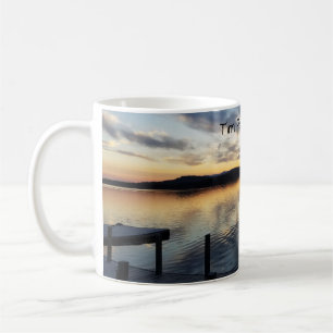 Caneca de café dos acampamentos da região selvag