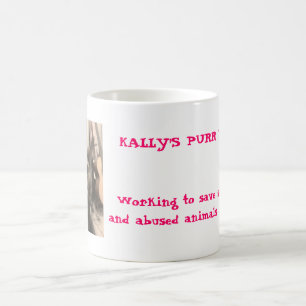 Caneca de café dos amigos do Purr de Kally