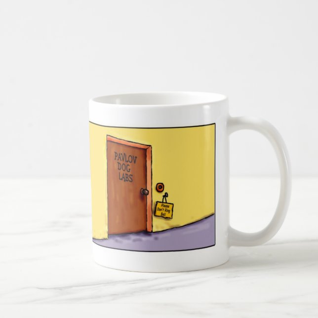 Caneca de café dos cães de Pavlov (cor) (Direita)