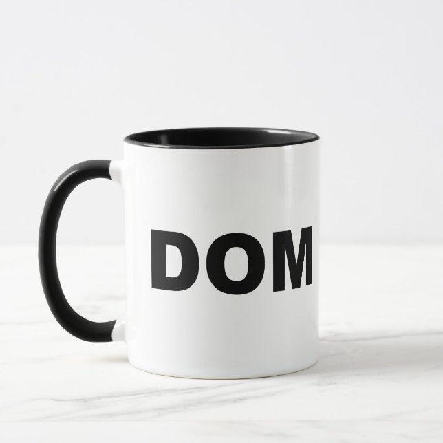 Caneca de café dos DOM (Esquerda)