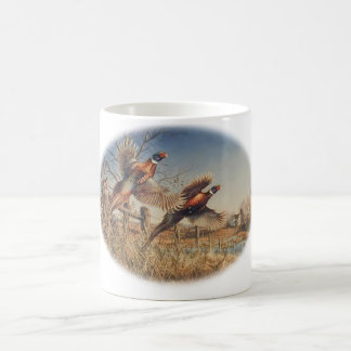 Caneca De Café Dos faisão grande caça no alto - na fazenda
