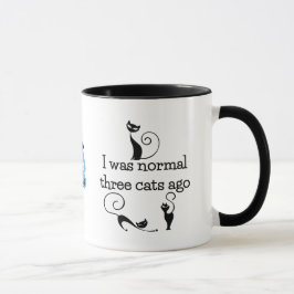 Caneca de café dos gatos do Normal 3 há
