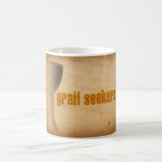 Caneca de café dos investigadores do Grail