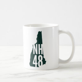 Caneca de café dos pés de página de New Hampshire